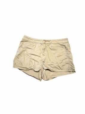bebe Beige High-Waist Casual Shorts